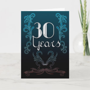 30 år (årsdag) kort