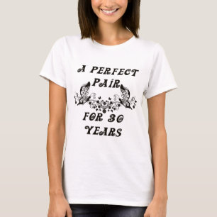 30 år årsdag tee shirt