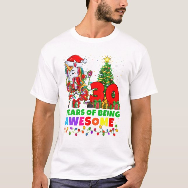 30 år av att vara enhörning t shirt (Framsida)