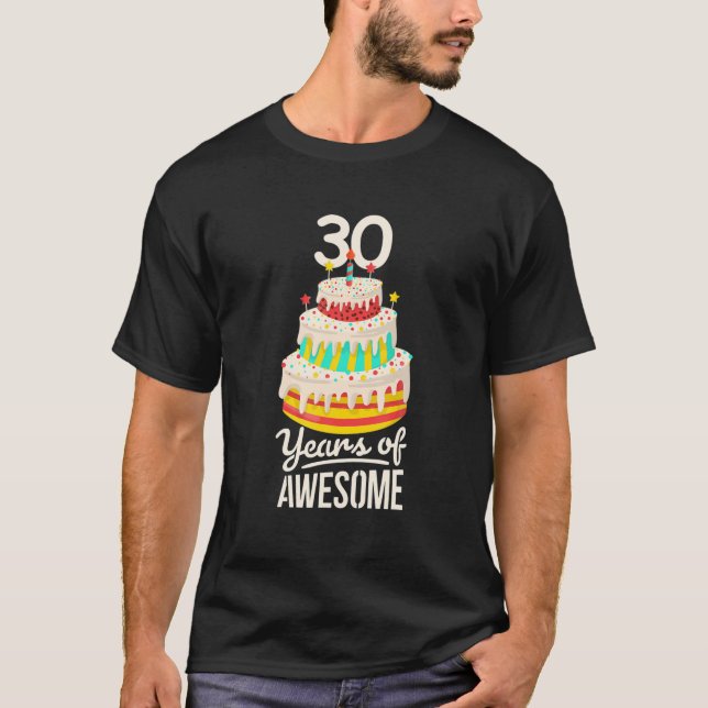 30 år av Fantastisk-kummel för en period av T Shirt (Framsida)
