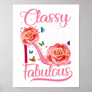 30 år gamla presenter i kassy 30 och Fabulous Bi Poster