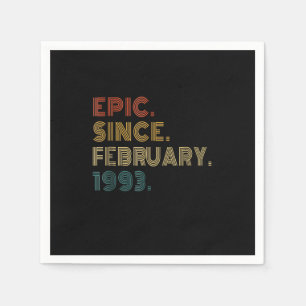 30 år gammal epidemi sedan februari 1993 Lustigt 3 Pappersservett