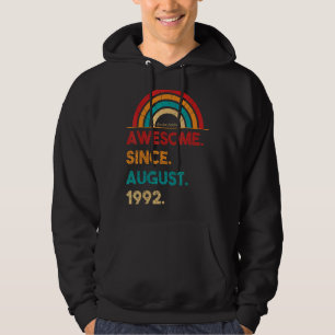 30 år gammal Fantastisk sedan augusti 1992 30:e fö Hoodie
