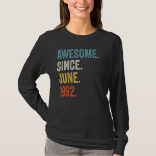 30 år gammal Fantastisk sedan juni 1992 30års föde T Shirt