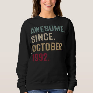 30 år gammal Fantastisk sedan oktober 1992 30:e få T Shirt