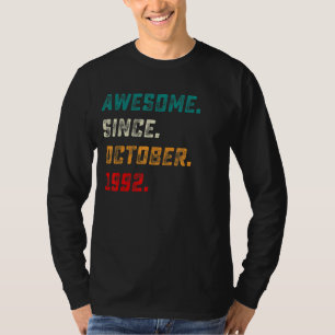 30 år gammal Fantastisk sedan oktober 1992 30:e fö T Shirt