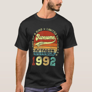 30 år gammal Fantastisk sedan oktober 1992 30:e fö T Shirt