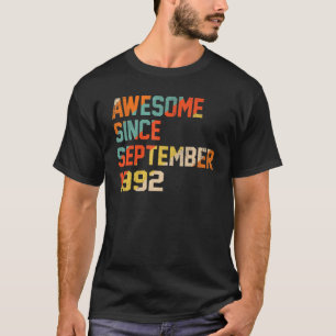 30 år gammal Fantastisk sedan september 1992 30:e T Shirt