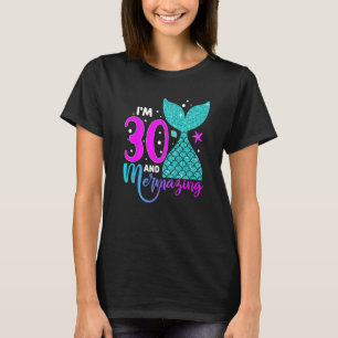 30 år gammal flicka andra 30års födelsedag Sjöjung T Shirt