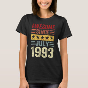 30 år gammal födelsedag Fantastisk sedan juli 1993 T Shirt