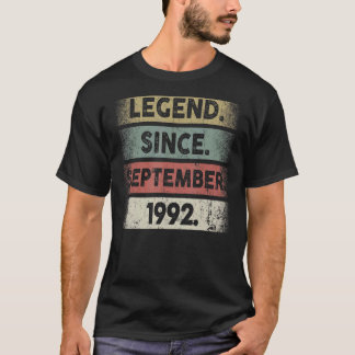 30 år gammal förklaring sedan september 1992 30:e  t shirt