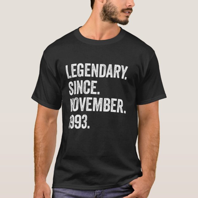 30 år gammal legendary sedan november 1993 30th Bi T Shirt (Framsida)
