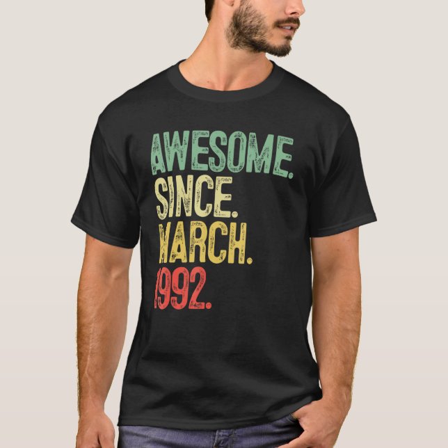 30 år gammal Manar 30års födelsedag Fantastisk sed T Shirt (Framsida)