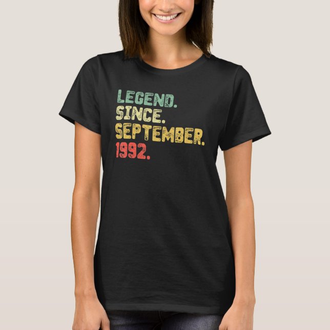 30 år gammal presentförklaring sedan september 199 t shirt (Framsida)