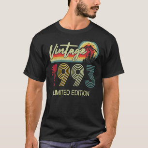 30 år gammal Vintage 1993 som gjordes 1993 30:e fö T Shirt