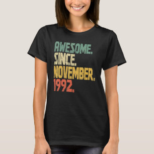 30 år gammal Vintage Fantastisk sedan november 199 T Shirt