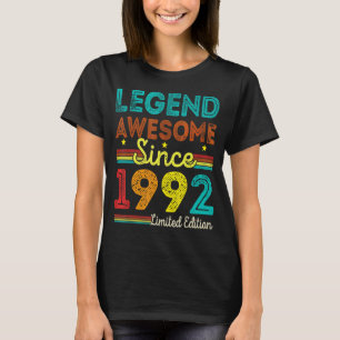 30 år gammal Vintage Legend Fantastisk sedan 1992 T Shirt