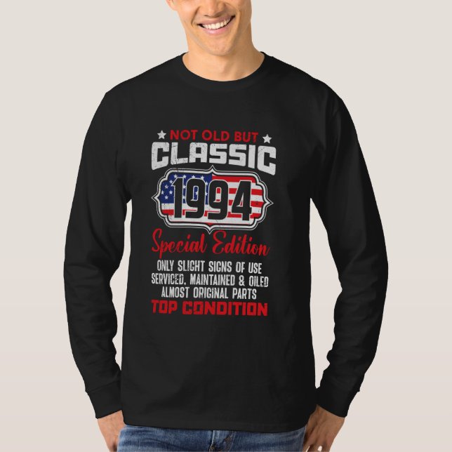 30 ÅR, inte gammal, men Classic 1994 Speciell Edit T Shirt (Framsida)