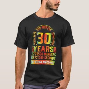 30 år och 360 månader sedan Fantastisk 30års födel T Shirt