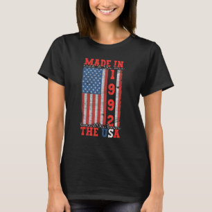 30-årig patriotisk USA flagga 1992 30 B-dagen ind T Shirt