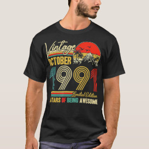 30-årig Vintage oktober 1991 Manar Kvinnor 30:e Bi T Shirt