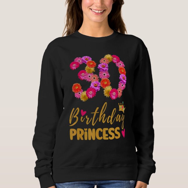 30-åriga födelsedag prinsessan fyller sin 30:e B T Shirt (Framsida)