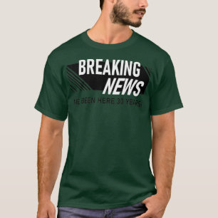 30 års arbetsårsdag, citattecken, praktisk anst t shirt