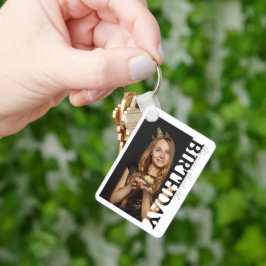 30-års födelsedags fotohögskolefest nyckelring