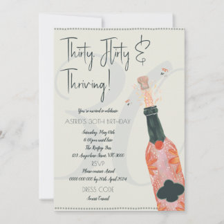 30-ÅRS FÖDELSEDAGSINBJUDAN! TRETTIO FLITTA OCH PÅ  INBJUDNINGAR
