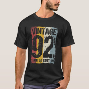 30 års gammal Vintage 1992 30års födelsedag Dekora T Shirt