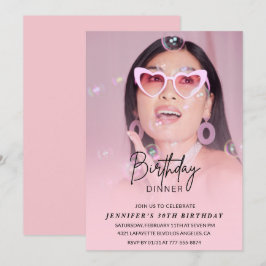 30-års inbjudan Födelsedagsfest Foto