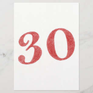 30 års jubileum kort