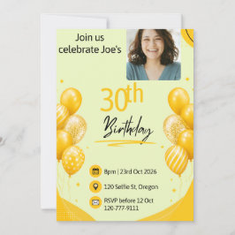 30-årsdag inbjudningar