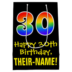 30-årsdag: Rolig, Djärv, Färgrik, Regnbåge "30"