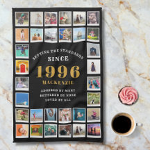 30-årsfirande 1996 Familjeminnes Foto Collage