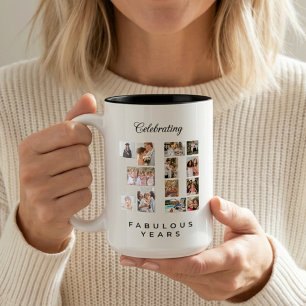30-årsfirande eller årsdag Två-Tonad mugg
