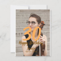 30-årsfirande lägg till namn datum år vitt foto