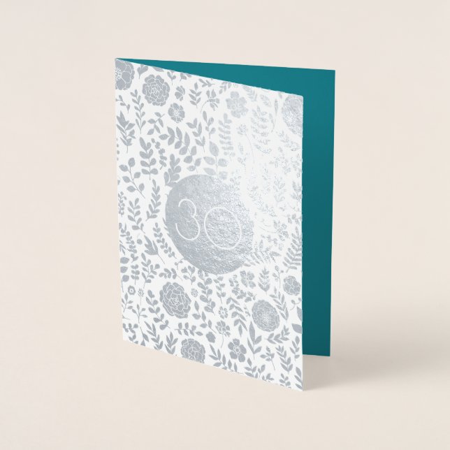 30-årsjubiléet "Real Foil Luxury Cards" Folierat Kort (Framsida)