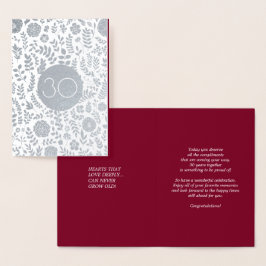 30-årsjubiléet "Real Foil Luxury Cards" Folierat Kort