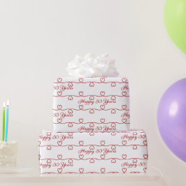 30-årsjubiléet Red Hearts Presentpapper