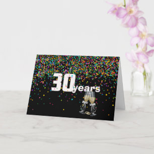 30-årsjubileum i konfekten kort