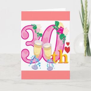 30-årsjubileum kort