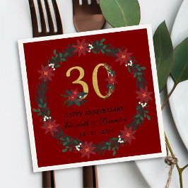 30-årsjubileum Personlig julklappar Pappersservett