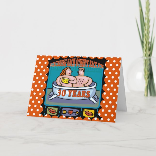 30-årsjubileumsgåvor kort (Framsida)