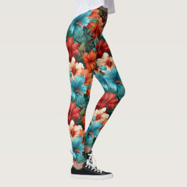 #30-Blommönster Leggings