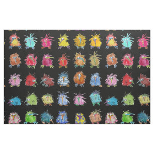 30 Cute Tecknad Kiwi Birds Tyg
