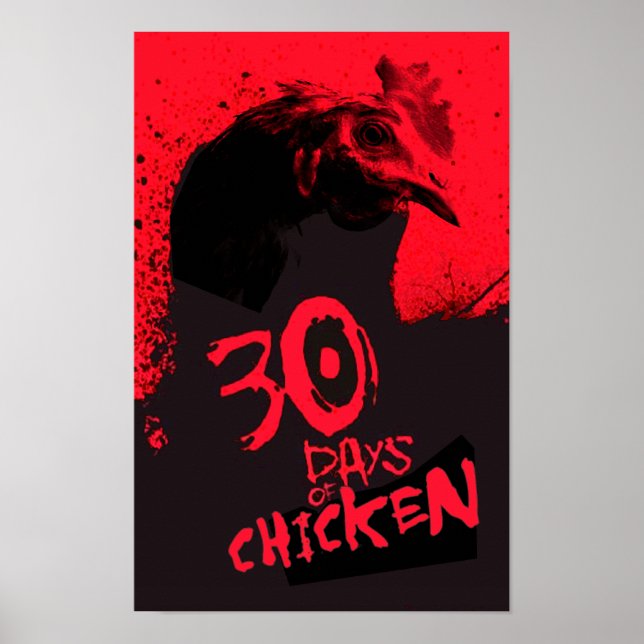 30 DAGAR CHICKEN POSTER (Framsidan)