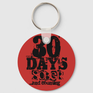 30 dagar nykterhet nyckelring