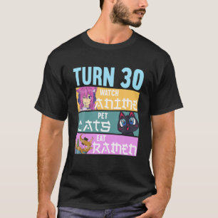 30 Djurets födelsedag Pajamas I Pet Cats T Shirt