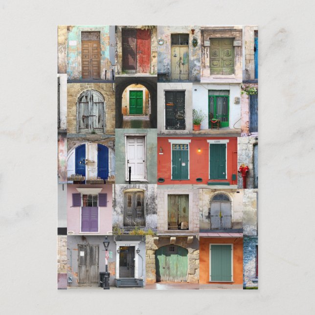 30 dörrar vykort (Framsida)